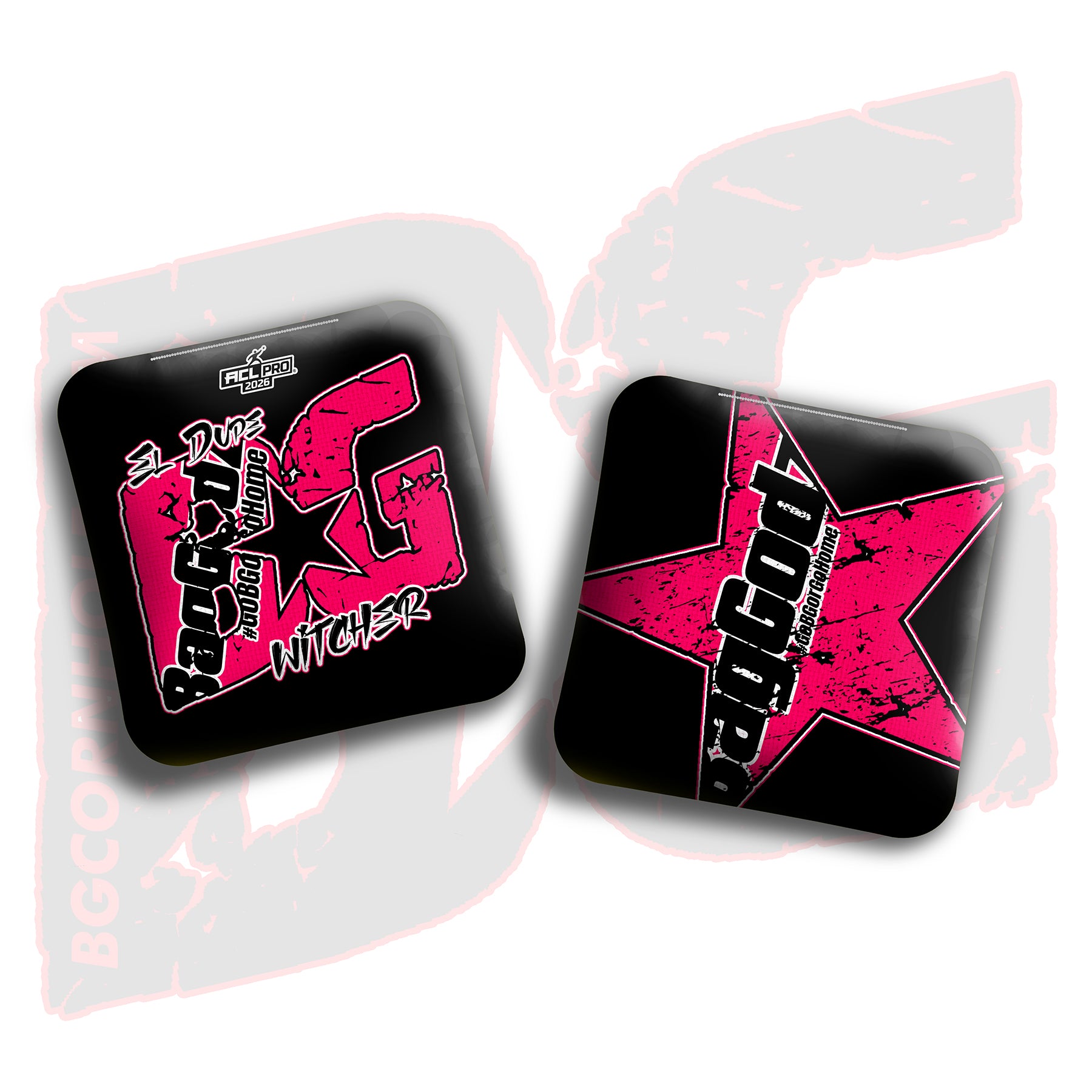 2026 BG Multiple Bag Models  - "Logan Dupler” - ACL Pro Stamped Cornhole Bags - SET OF 4 BAGS