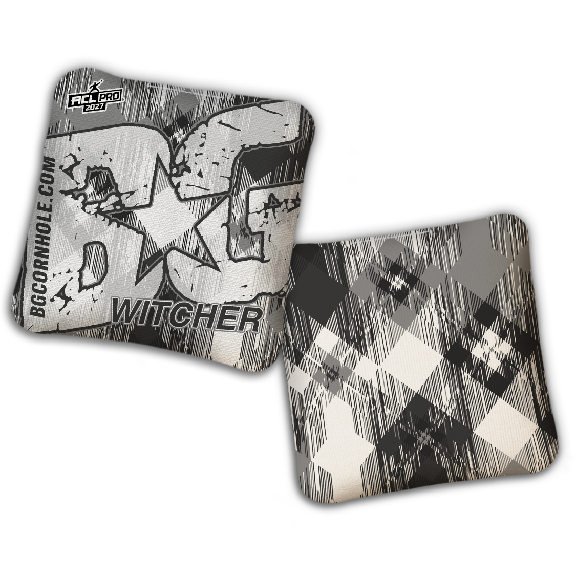 2027 BG Multiple Bag Models "LUMBERJACK GLITCH" - ACL Pro Stamped Cornhole Bags - SET OF 4 BAGS