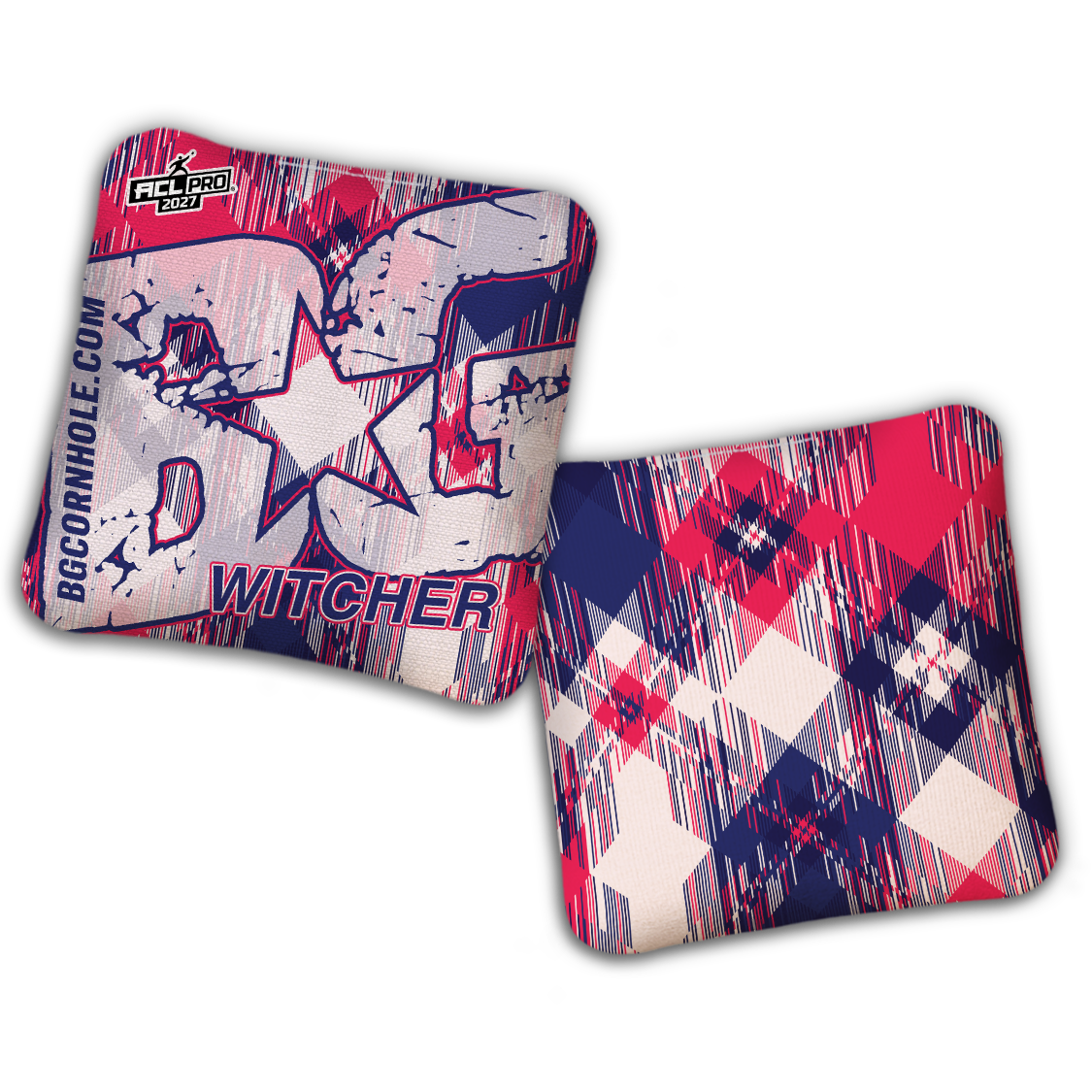 2027 BG Multiple Bag Models "LUMBERJACK GLITCH" - ACL Pro Stamped Cornhole Bags - SET OF 4 BAGS