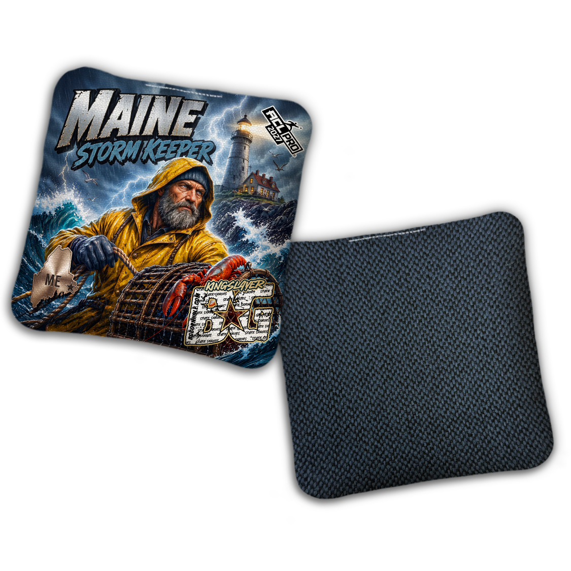 2027 BG Multiple Bag Models "Maine Stormkeeper" - ACL Pro Stamped Cornhole Bags