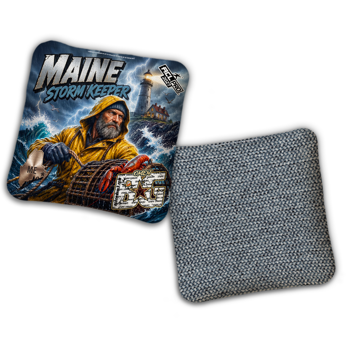 2027 BG Multiple Bag Models "Maine" - ACL Pro Stamped Cornhole Bags