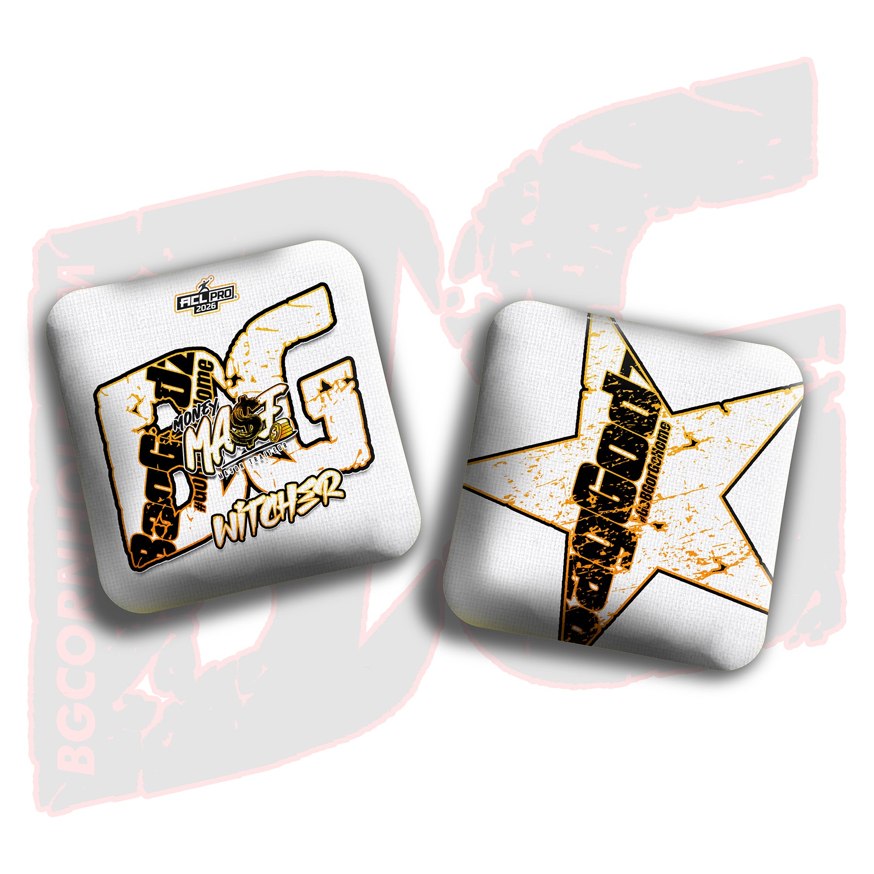 2026 BG Multiple Bag Models  - "Mason Traiteur” - ACL Pro Stamped Cornhole Bags - SET OF 4 BAGS