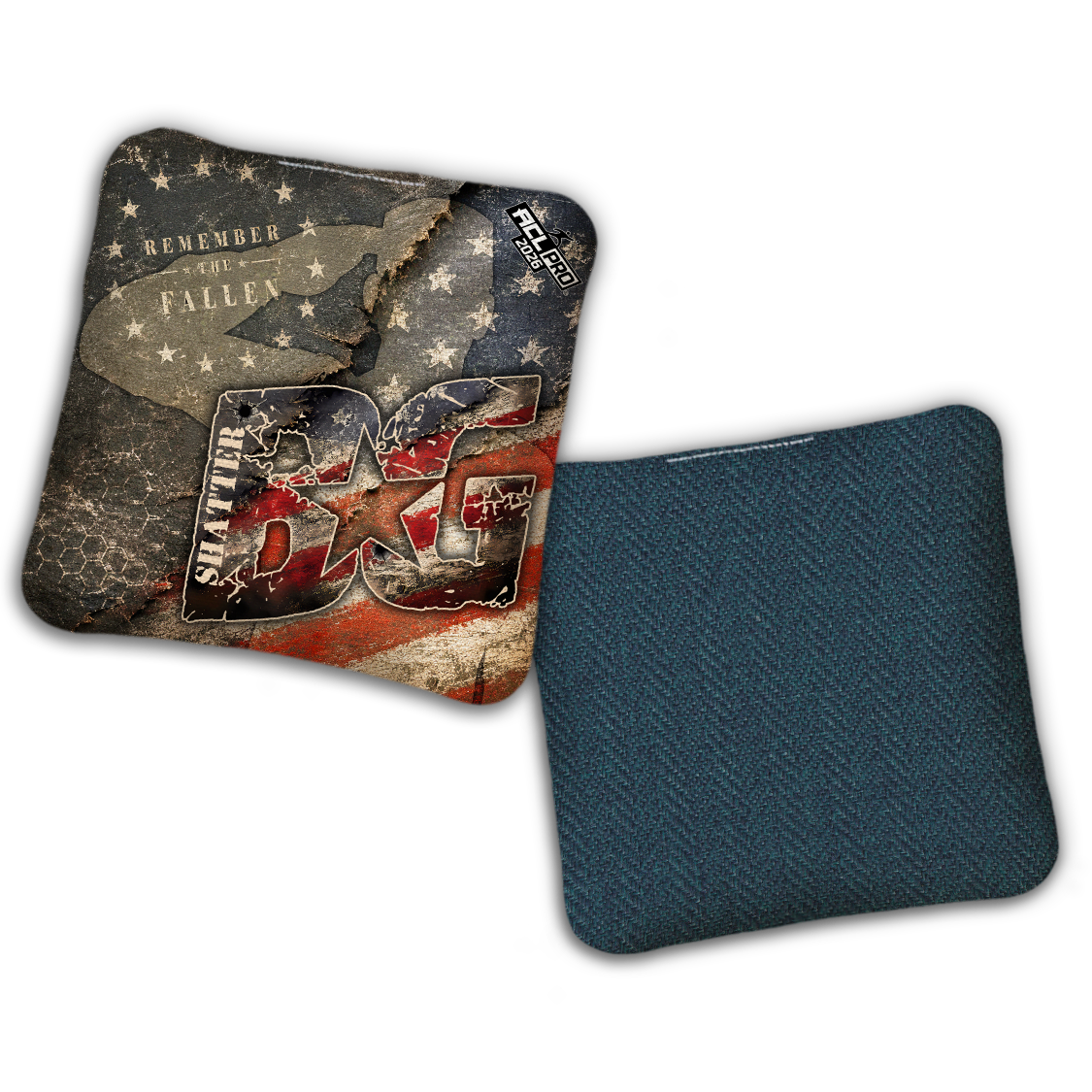 Limited Edition 2026 BG Multiple Bag Models "Memorial Day" - ACL Pro Stamped Cornhole Bags - SET OF 4 BAGS