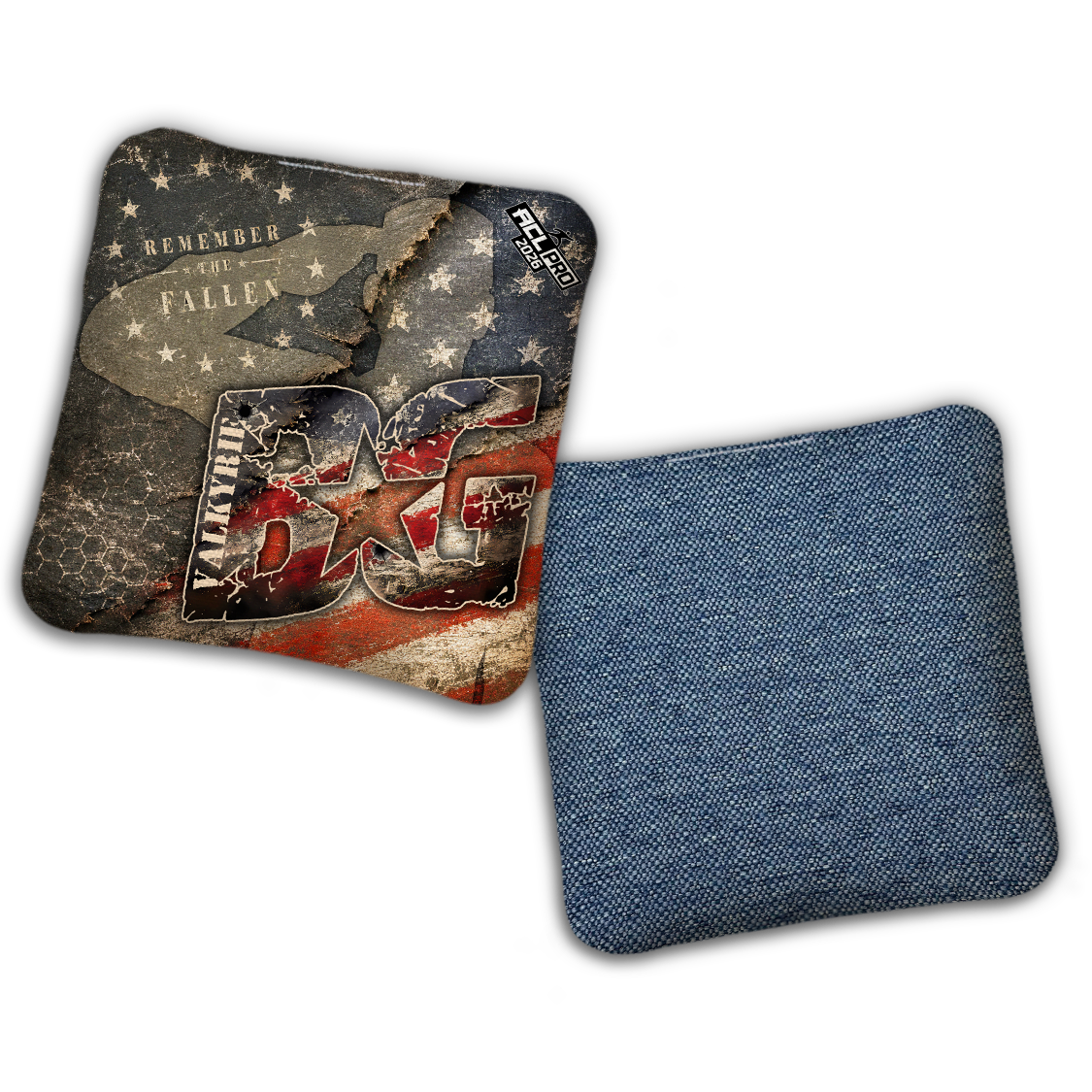 Limited Edition 2026 BG Multiple Bag Models "Memorial Day" - ACL Pro Stamped Cornhole Bags - SET OF 4 BAGS