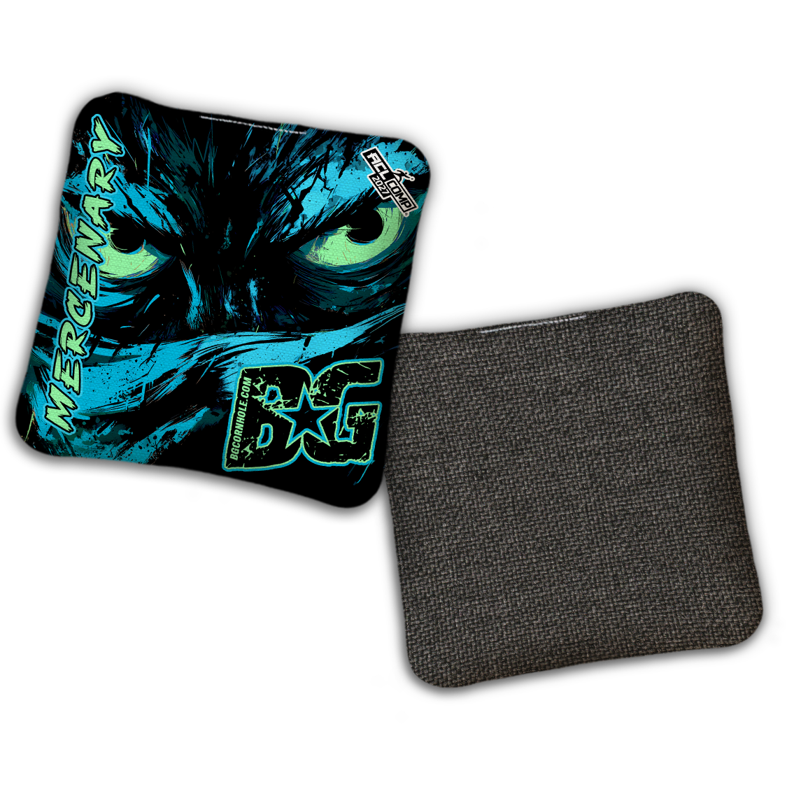 2027 BG Multiple Bag Models - "SHADOWED" - ACL Comp Stamped Cornhole Bags - SET OF 4 BAGS