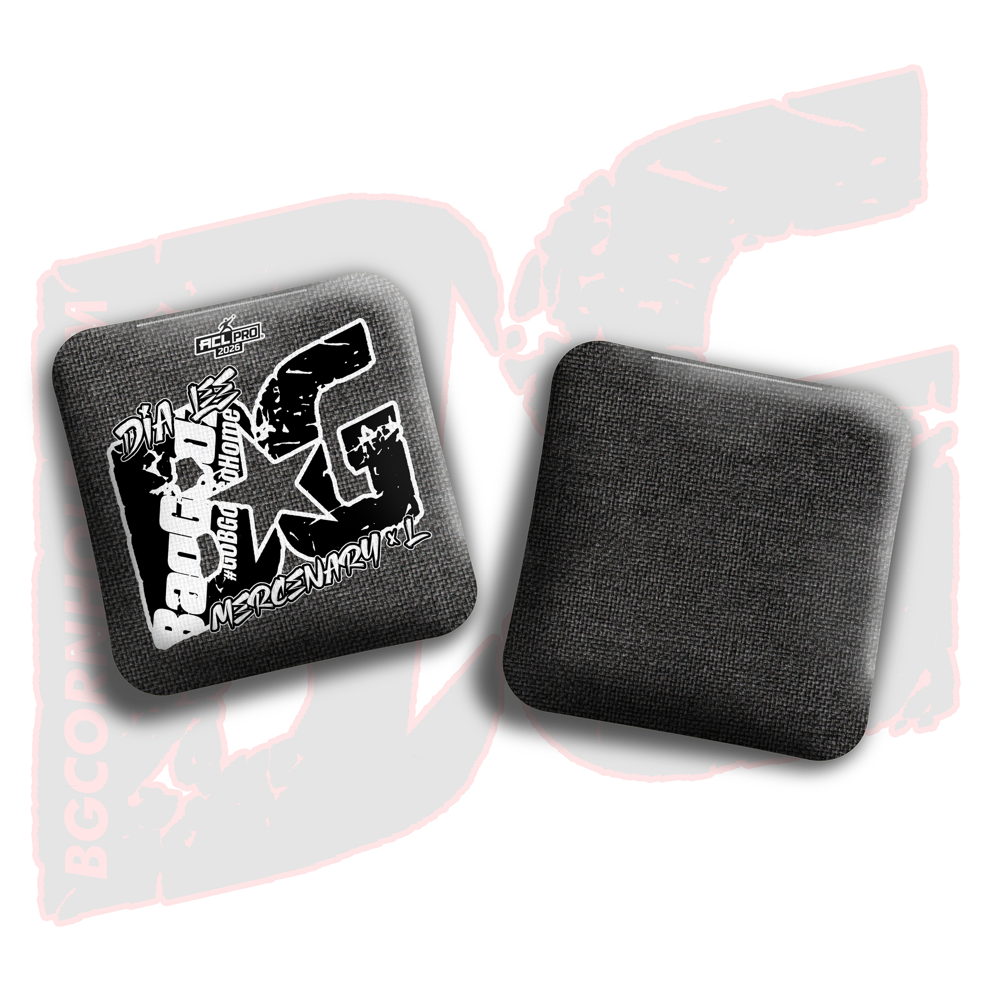 2026 BG Multiple Bag Models  - "Dia Lee” - ACL Pro Stamped Cornhole Bags - SET OF 4 BAGS