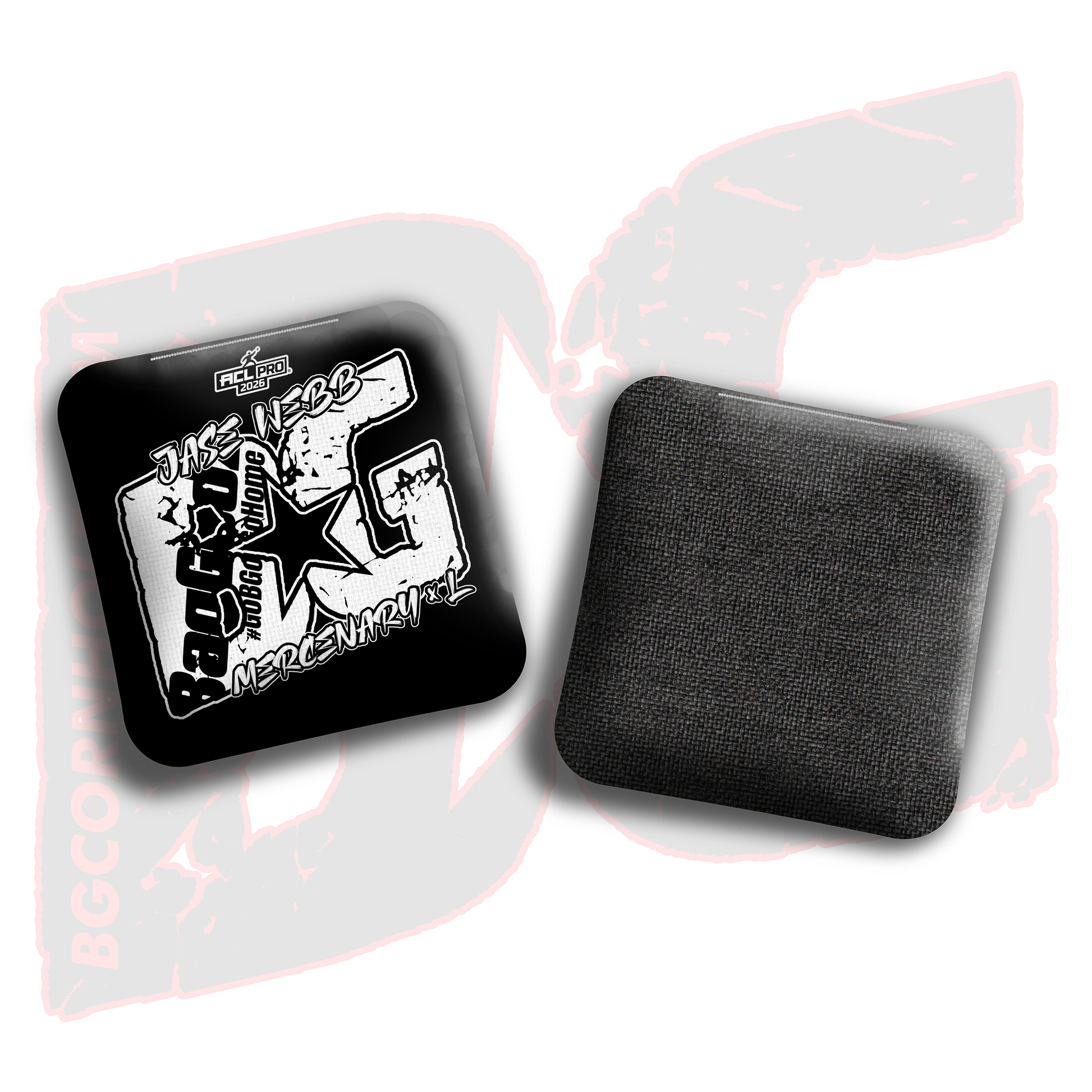 2026 BG Multiple Bag Models  - "Jase Webb” - ACL Pro Stamped Cornhole Bags - SET OF 4 BAGS