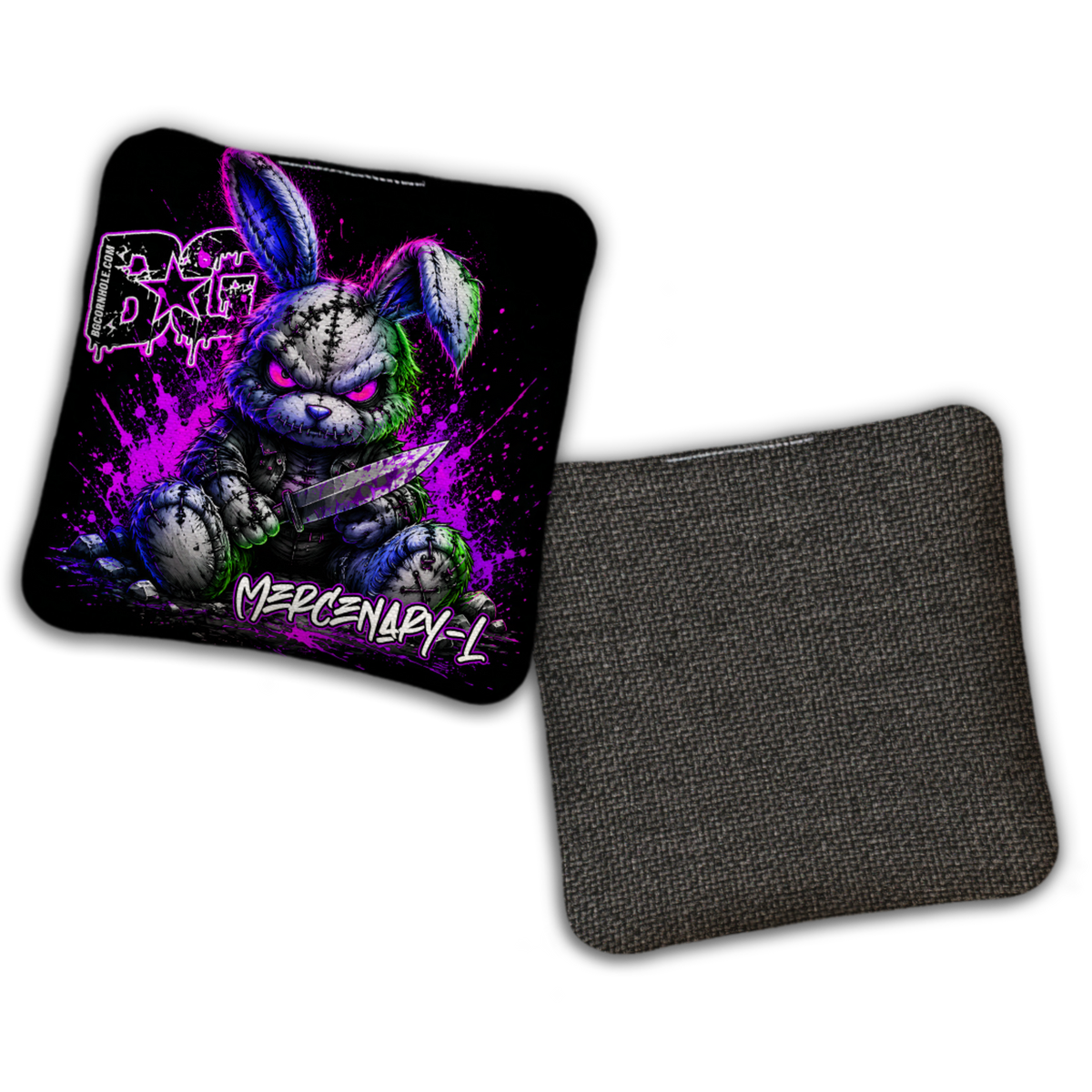 UNSTAMPED - BG Multiple Bag Models "BAD BUNNY" - Cornhole Bags - SET OF 4 BAGS