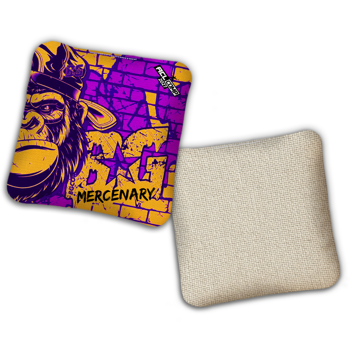 2027 BG Multiple Bag Models - "CONCRETE JUNGLE" - ACL Comp Stamped Cornhole Bags - SET OF 4 BAGS
