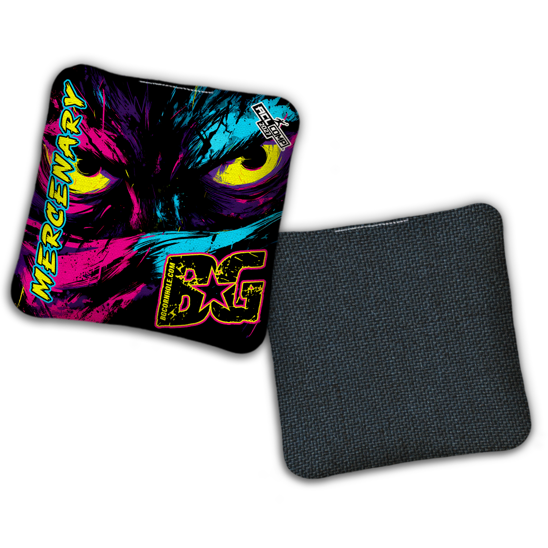 2027 BG Multiple Bag Models - "SHADOWED" - ACL Comp Stamped Cornhole Bags - SET OF 4 BAGS