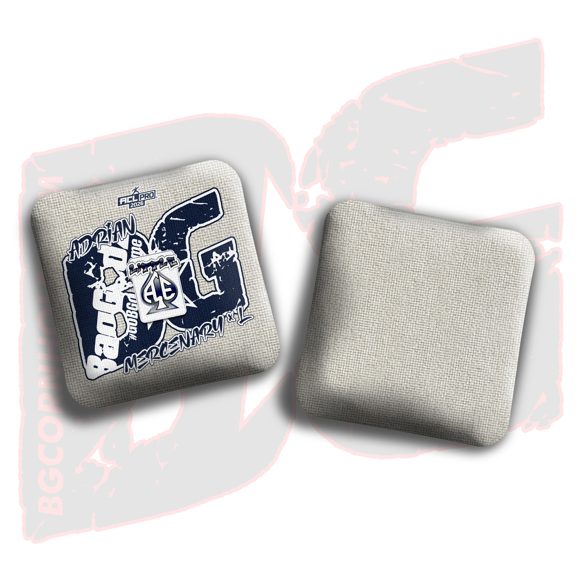 2026 BG Multiple Bag Models  - "Adrian Clark” - ACL Pro Stamped Cornhole Bags - SET OF 4 BAGS