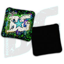 Load image into Gallery viewer, BG Multiple Bag Models - "Dripping Graffiti" - 4" ACL Mini Stamped Cornhole Bags- Set of 4 Bags