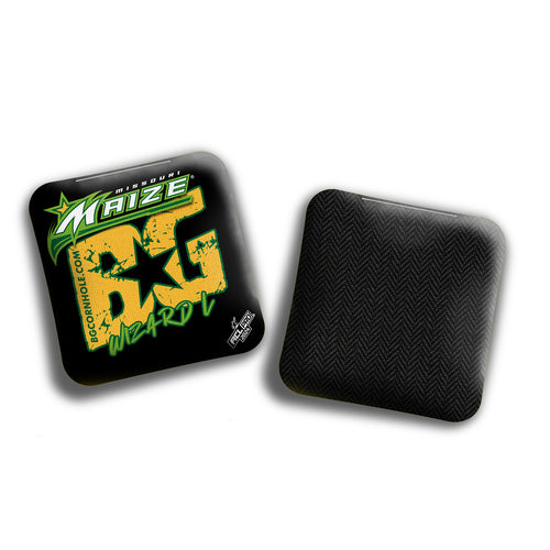 2026 BG Multiple Bag Models Missouri Maize Bags - ACL Pro Stamped Cornhole Bags - SET OF 4 BAGS