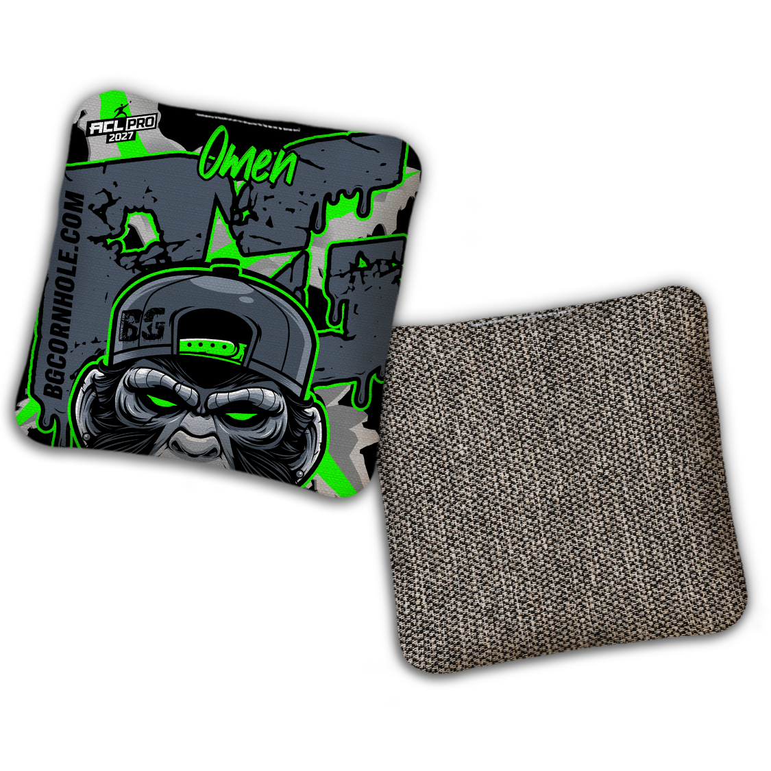 2027 BG Multiple Bag Models "MONKEY BUSINESS" - ACL Pro Stamped Cornhole Bags - SET OF 4 BAGS