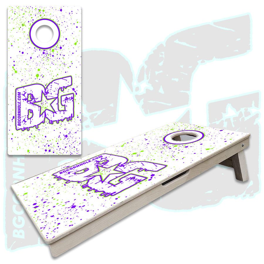 BG "White Mutli Splatter" Boards - Elite Model