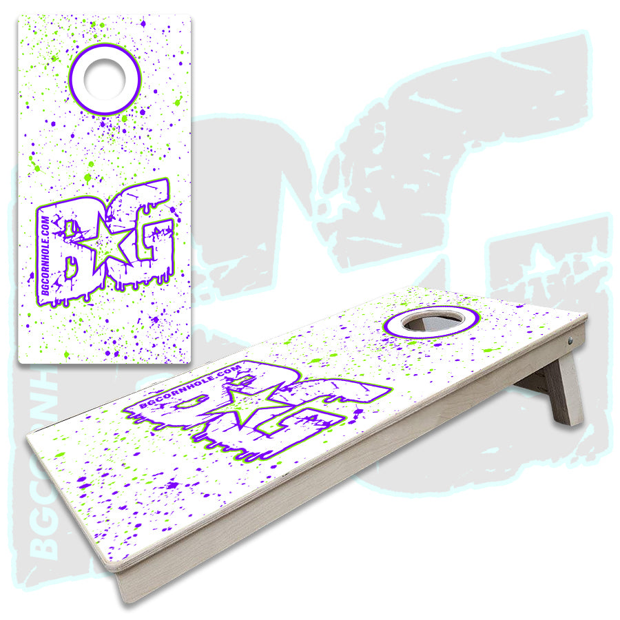 BG "White Mutli Splatter" Boards - Elite Model