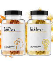 Load image into Gallery viewer, F&#39;ing &quot;Calm + Clear&quot; Supplement Stack