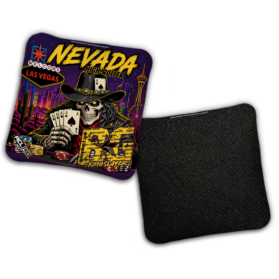 2027 BG Multiple Bag Models "Nevada High Roller" - ACL Pro Stamped Cornhole Bags - SET OF 4 BAGS