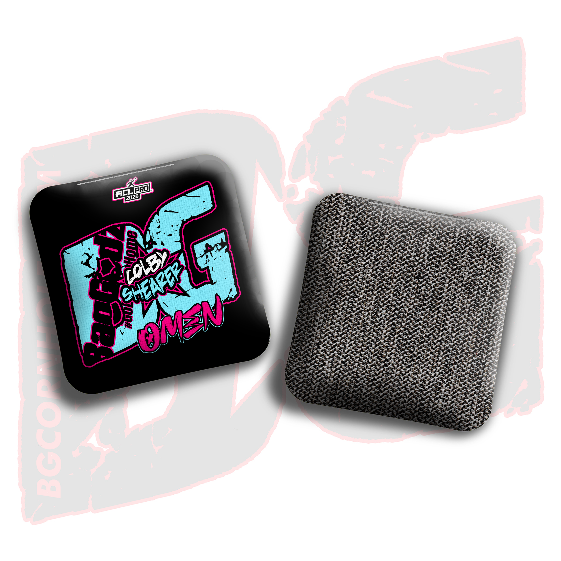 2026 BG Multiple Bag Models  - "Colby Shearer” - ACL Pro Stamped Cornhole Bags - SET OF 4 BAGS