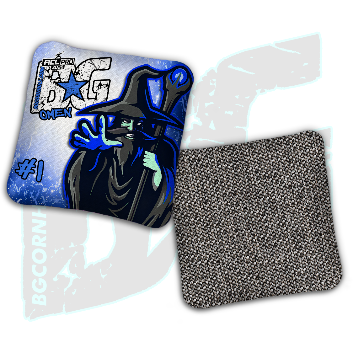 Limited Edition 2026 BG Multiple Bag Models "OG Wizard" - ACL Pro Stamped Cornhole Bags - SET OF 4 BAGS
