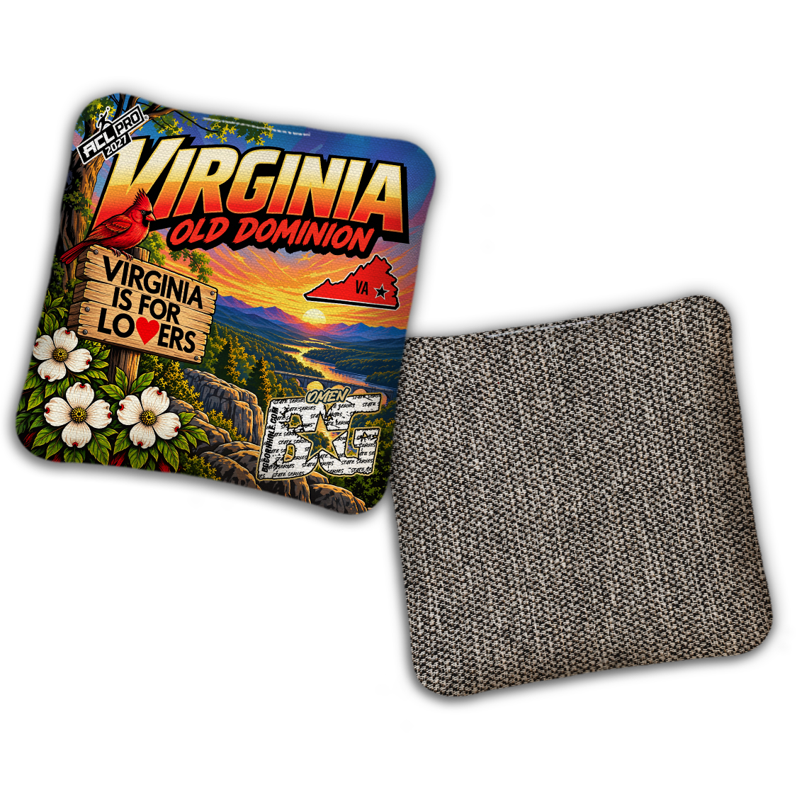2027 BG Multiple Bag Models "Virginia Old Dominion" - ACL Pro Stamped Cornhole Bags