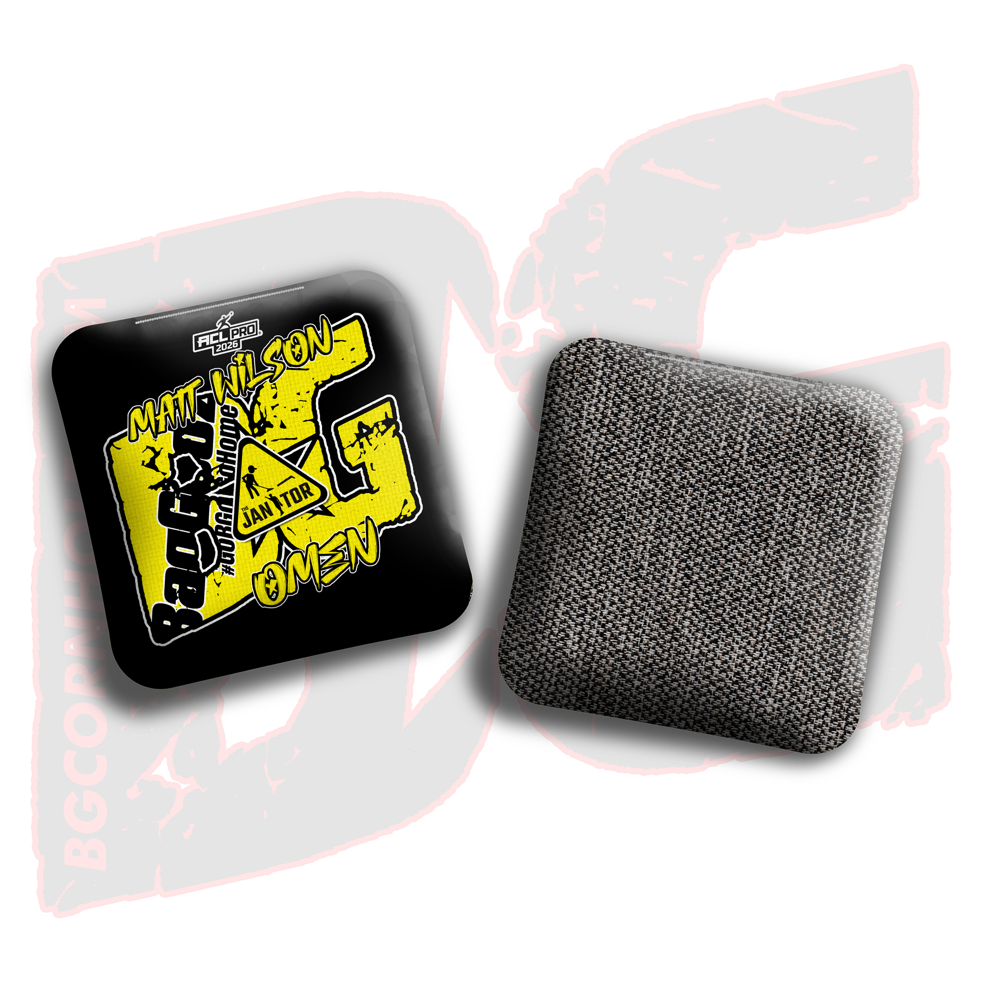 2026 BG Multiple Bag Models  - "Matt Wilson” - ACL Pro Stamped Cornhole Bags - SET OF 4 BAGS