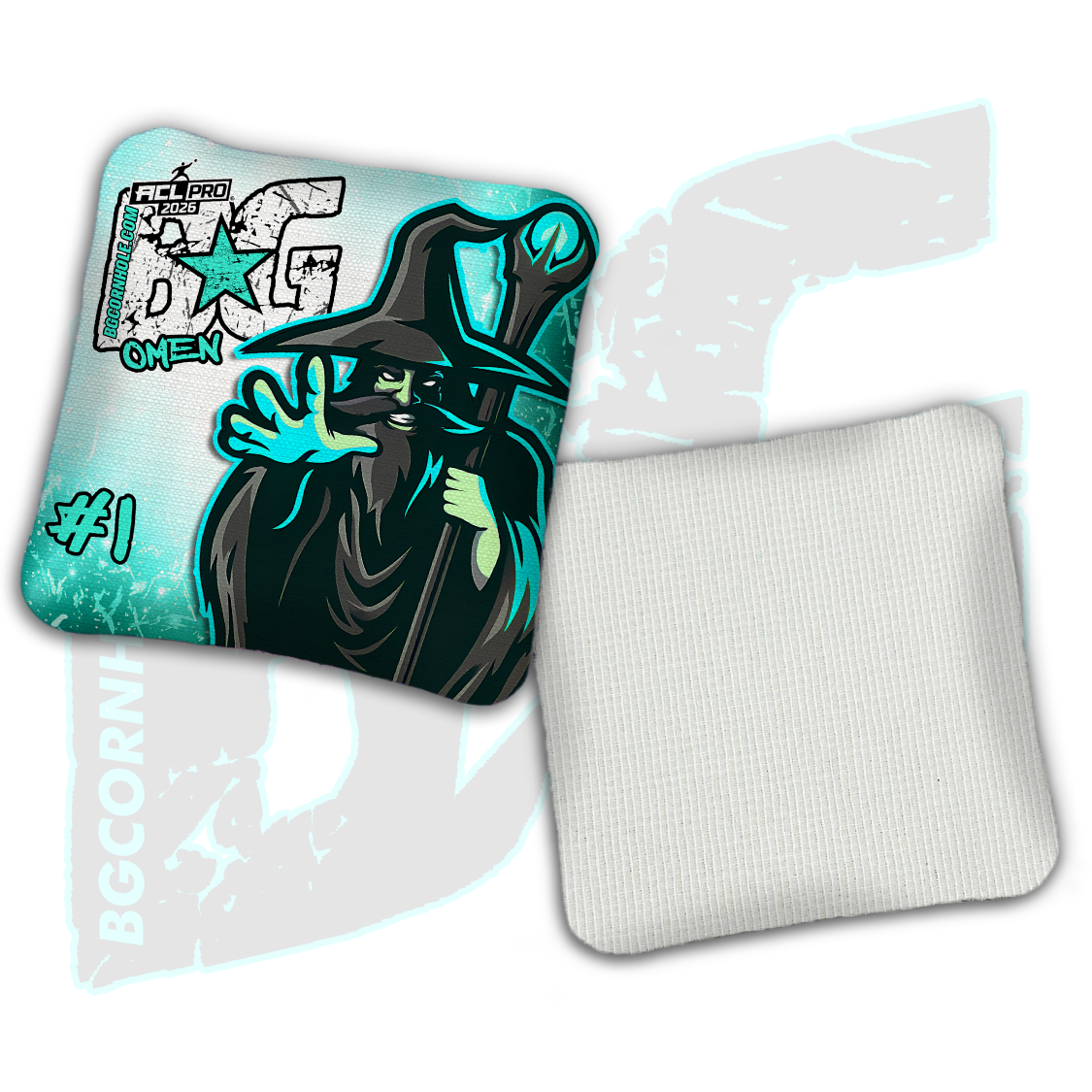Limited Edition 2026 BG Multiple Bag Models "OG Wizard" - ACL Pro Stamped Cornhole Bags - SET OF 4 BAGS