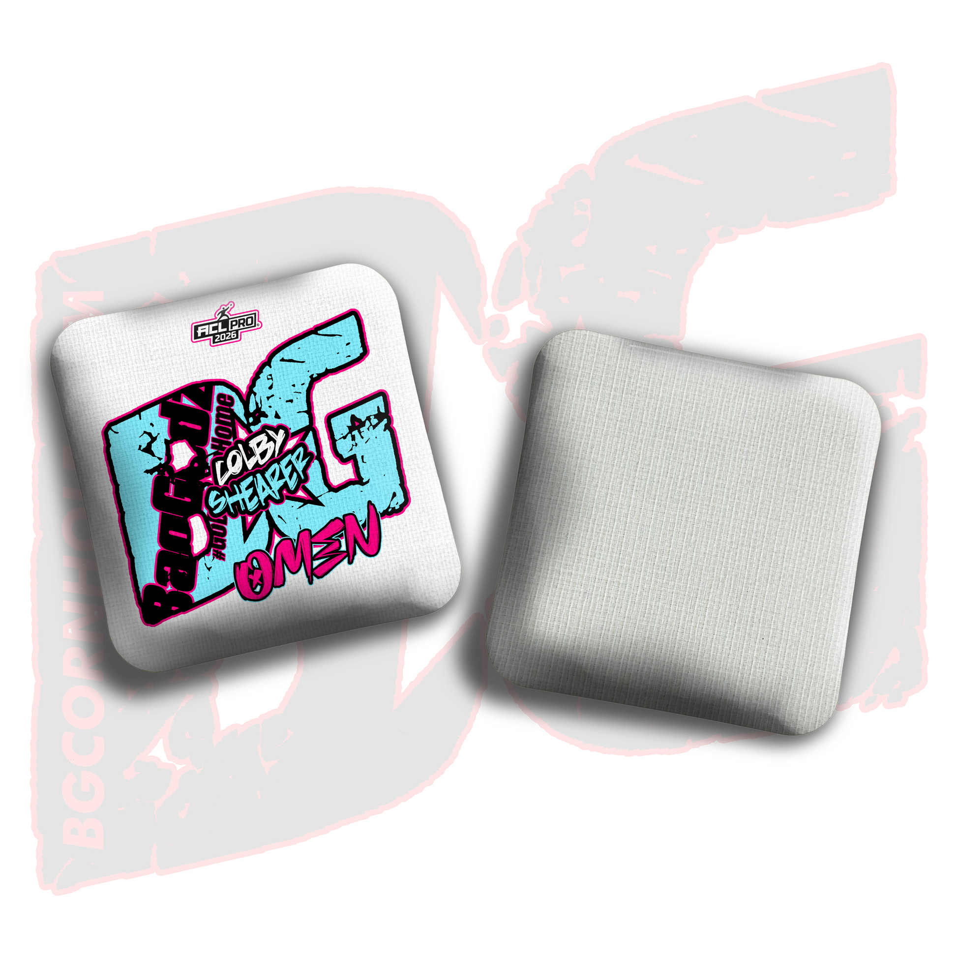 2026 BG Multiple Bag Models  - "Colby Shearer” - ACL Pro Stamped Cornhole Bags - SET OF 4 BAGS
