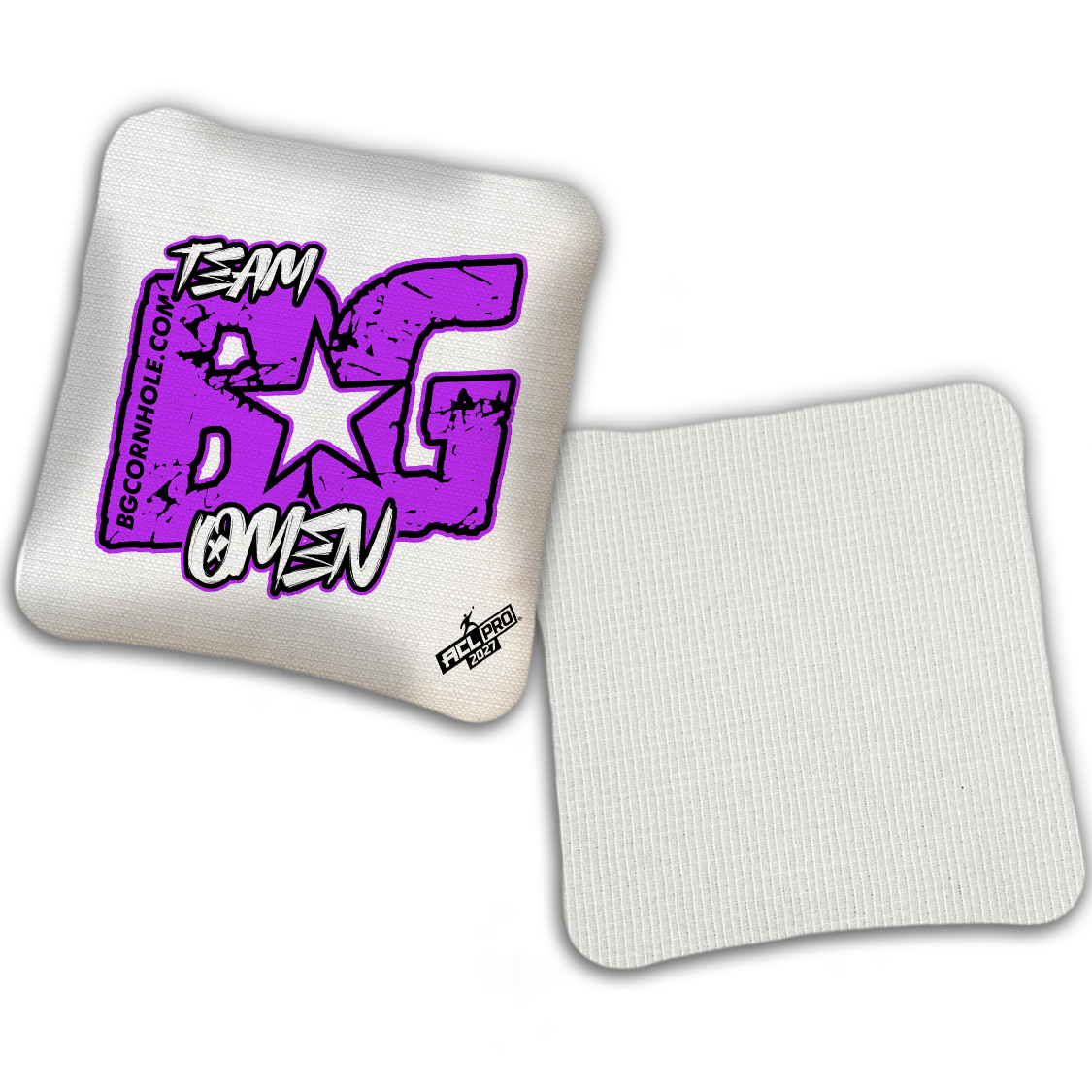 2027 BG OMEN “ESPN THROWBACK COLORMATCH" - ACL Pro Stamped Cornhole Bags - SET OF 4 BAGS