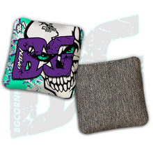 Load image into Gallery viewer, Limited Edition 2026 BG Multiple Bag Models "Peeking Skull" - ACL Pro Stamped Cornhole Bags - SET OF 4 BAGS