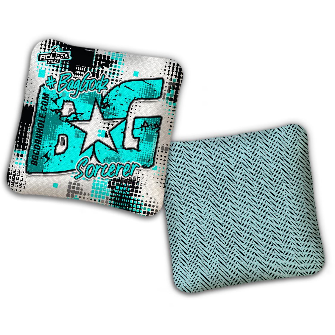 2027 BG Multiple Bag Models "PHANTOM GRID" - ACL Pro Stamped Cornhole Bags - SET OF 4 BAGS