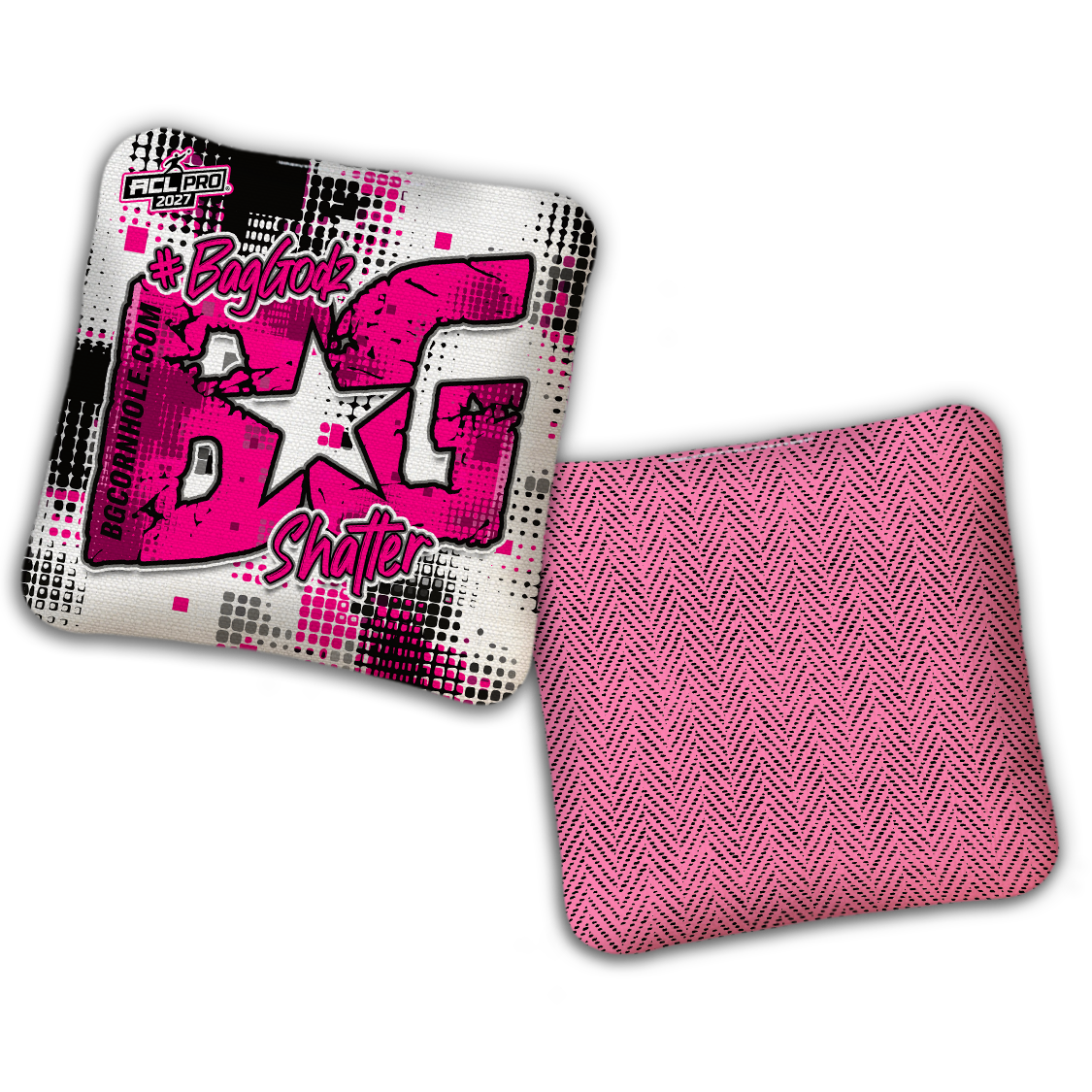 2027 BG Multiple Bag Models "PHANTOM GRID" - ACL Pro Stamped Cornhole Bags - SET OF 4 BAGS