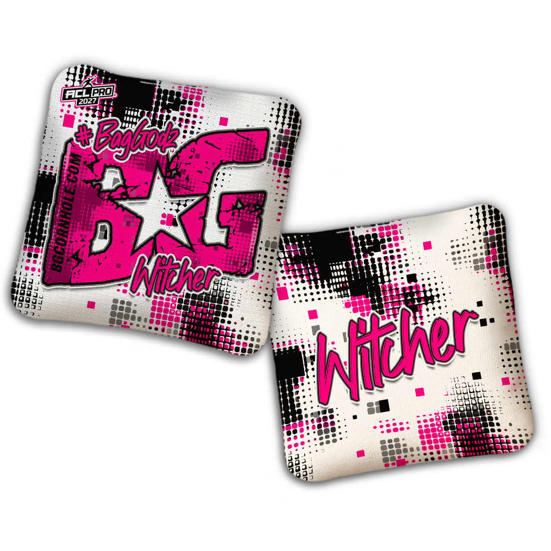 2027 BG Multiple Bag Models "PHANTOM GRID" - ACL Pro Stamped Cornhole Bags - SET OF 4 BAGS