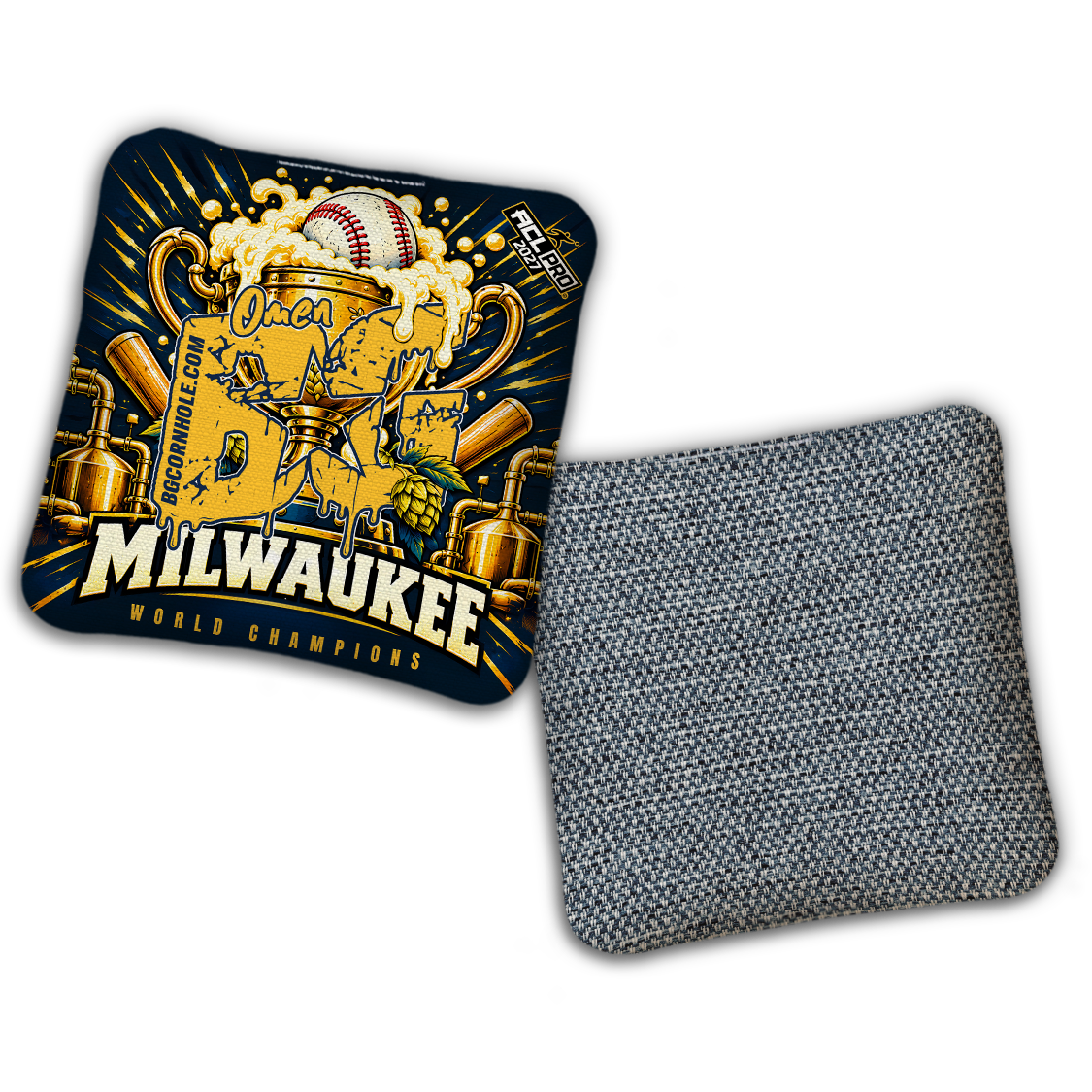 2027 ACL - BG Multiple Bag Models "Raise The Bag" - Pro Stamped Cornhole Bags - SET OF 4 BAGS