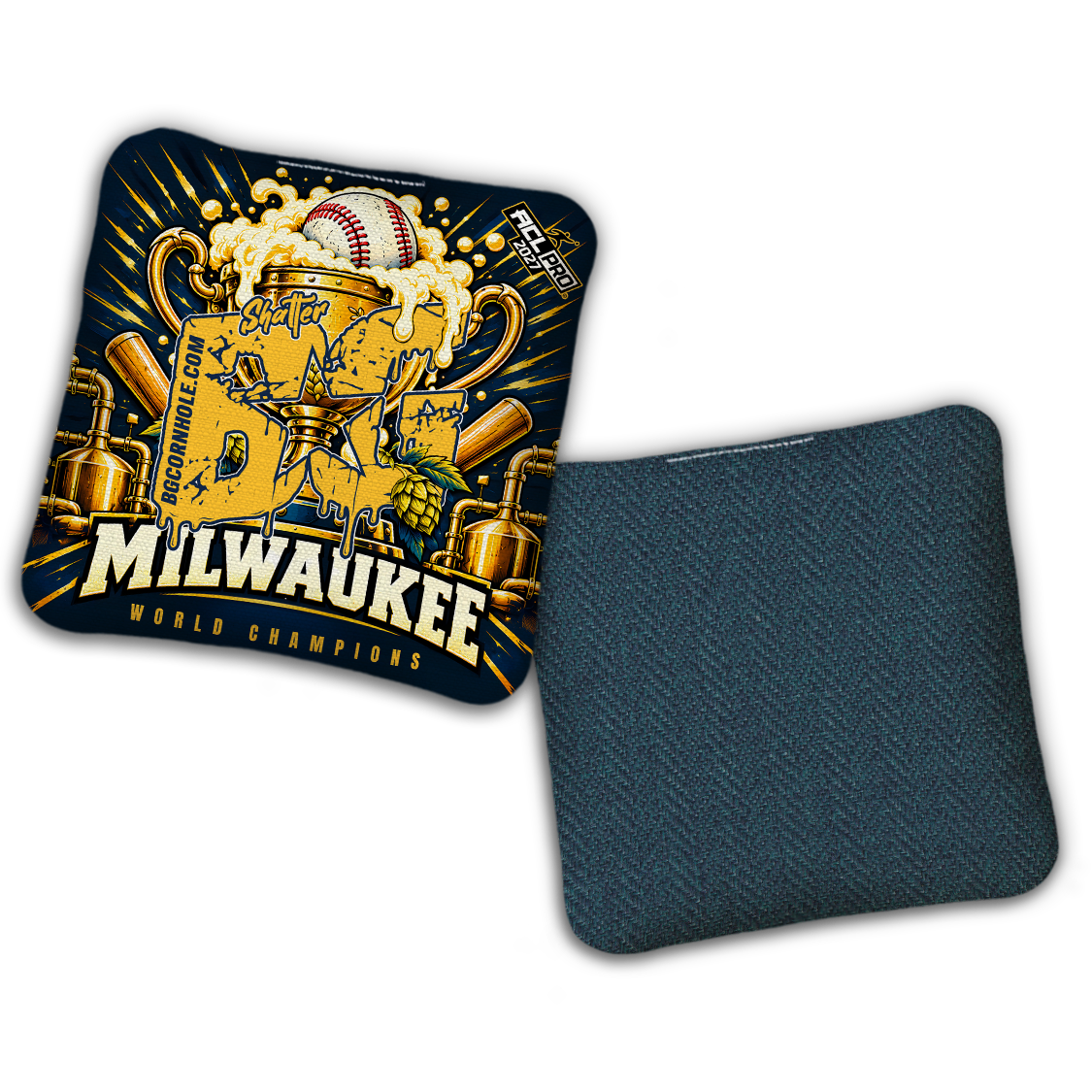 2027 ACL - BG Multiple Bag Models "Raise The Bag" - Pro Stamped Cornhole Bags - SET OF 4 BAGS
