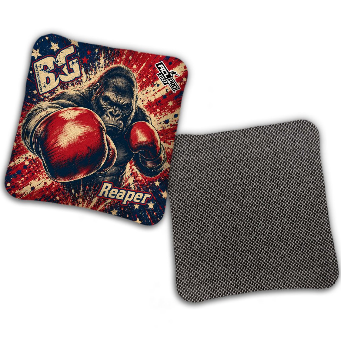 2027 BG Multiple Bag Models "AMERICAN FIGHTER" - ACL Pro Stamped Cornhole Bags - SET OF 4 BAGS
