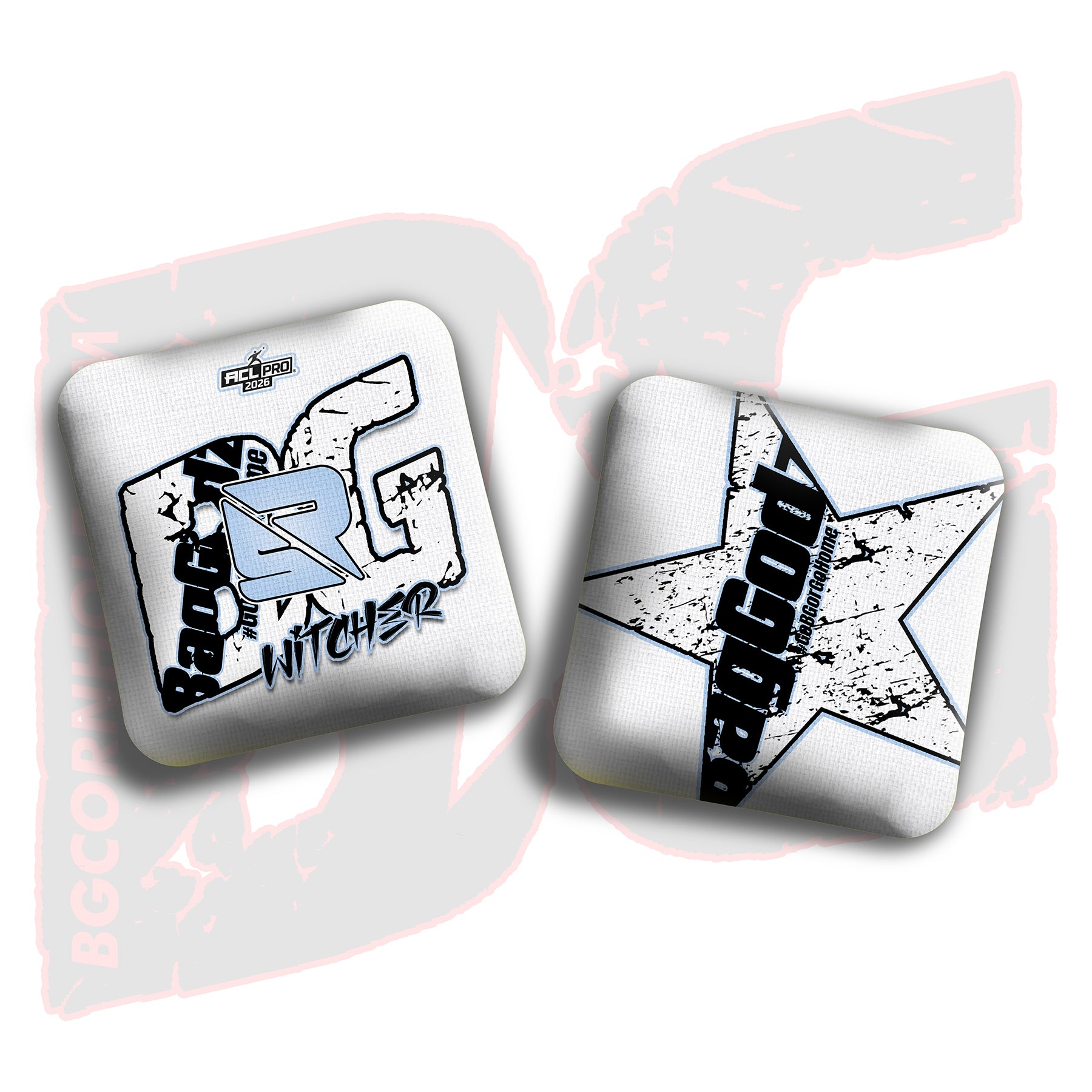 2026 BG Multiple Bag Models  - "Ryan Smith” - ACL Pro Stamped Cornhole Bags - SET OF 4 BAGS