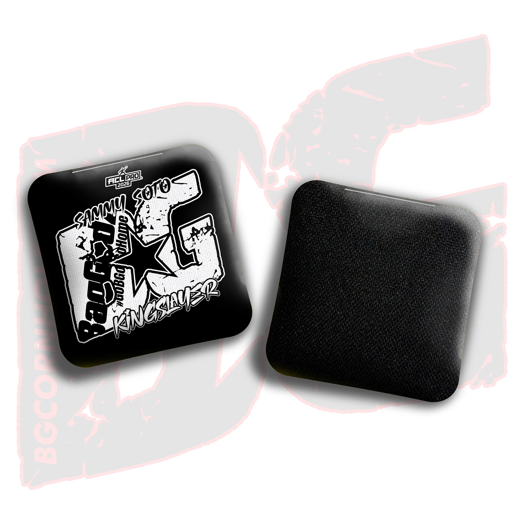 2026 BG Multiple Bag Models - "Sammy Soto” - ACL Pro Stamped Cornhole Bags - SET OF 4 BAGS