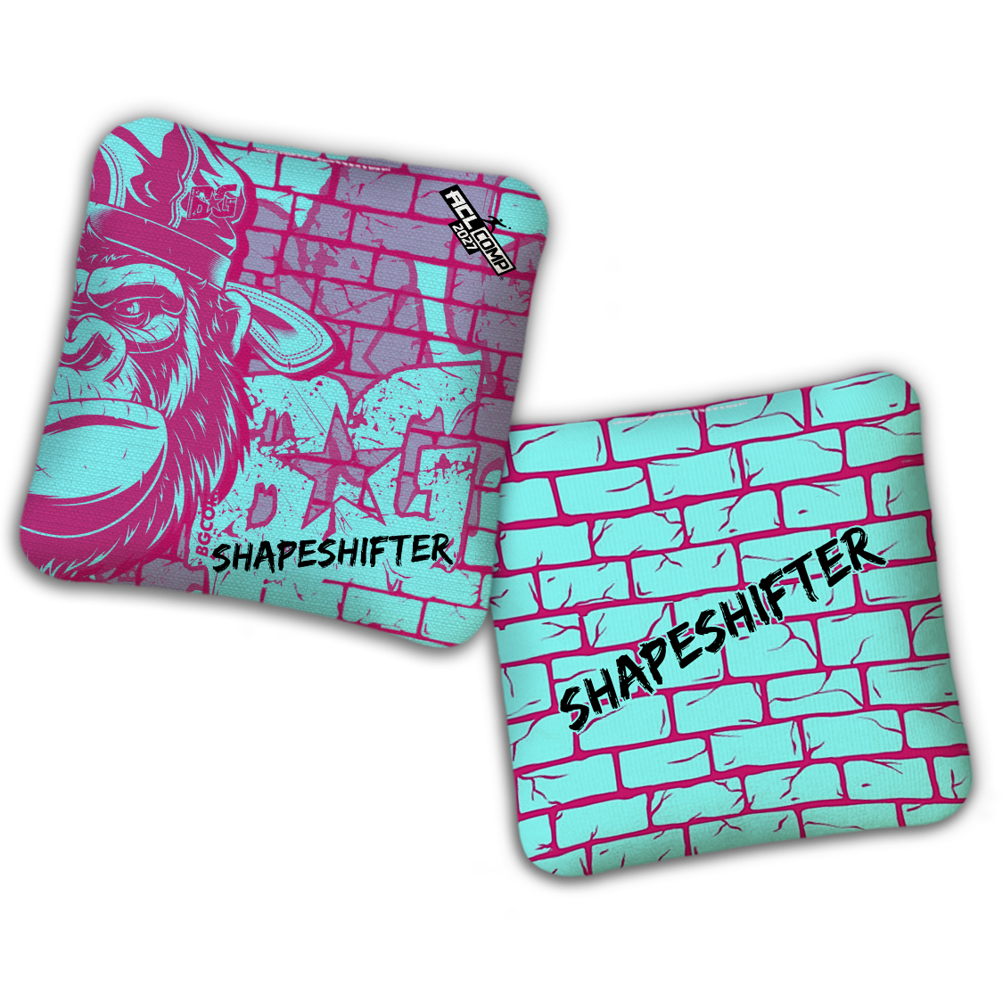 2027 BG Multiple Bag Models - "CONCRETE JUNGLE" - ACL Comp Stamped Cornhole Bags - SET OF 4 BAGS