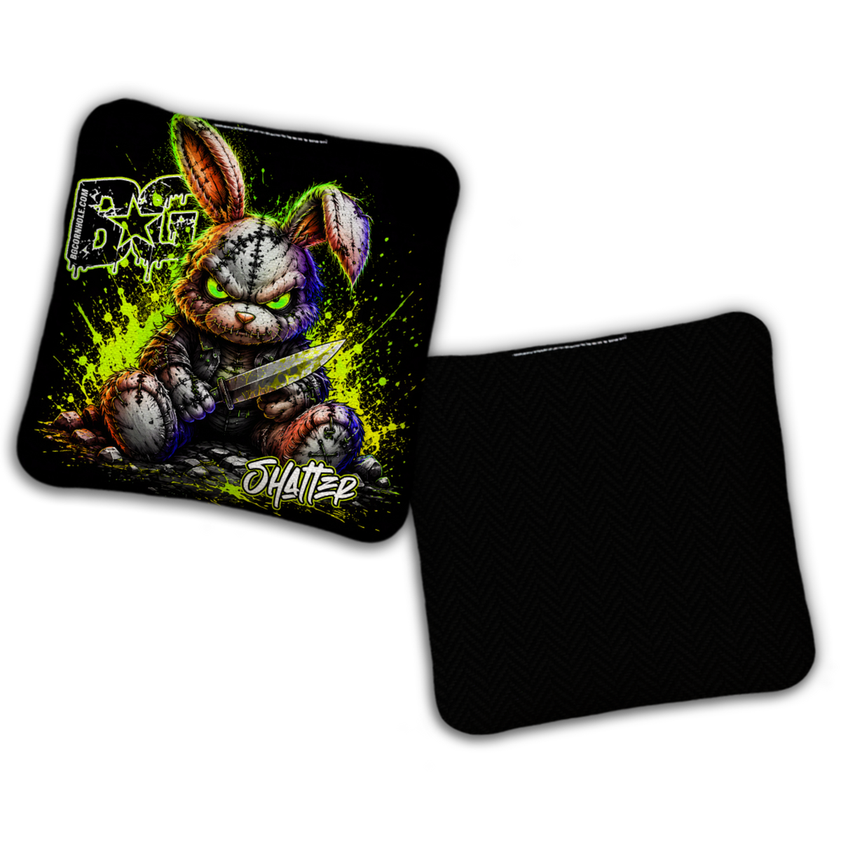 UNSTAMPED - BG Multiple Bag Models "BAD BUNNY" - Cornhole Bags - SET OF 4 BAGS