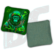 Load image into Gallery viewer, Limited Edition 2026 BG Multiple Bag Models "Astro Monkey" - ACL Pro Stamped Cornhole Bags - SET OF 4 BAGS