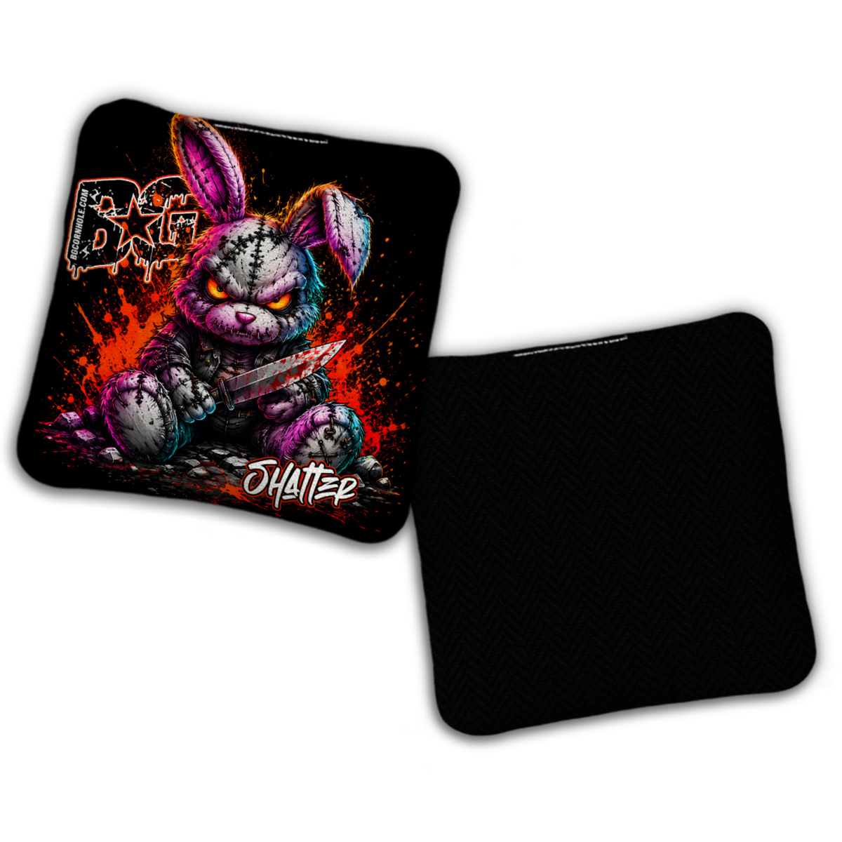 UNSTAMPED - BG Multiple Bag Models "BAD BUNNY" - Cornhole Bags - SET OF 4 BAGS