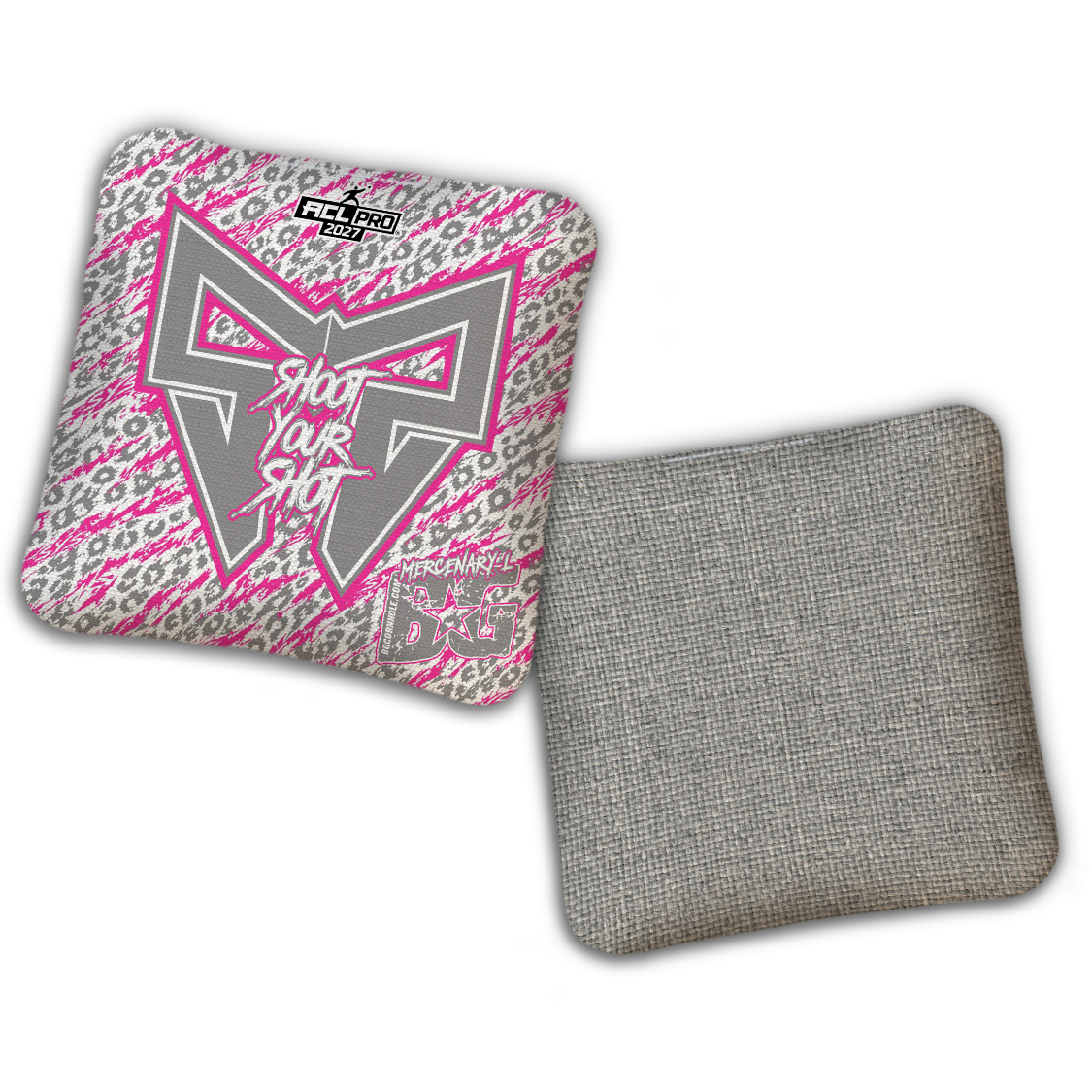 2027 BG Multiple Bag Models "Shoot Your Shot” Collab - ACL Pro Stamped Cornhole Bags - SET OF 4 BAGS