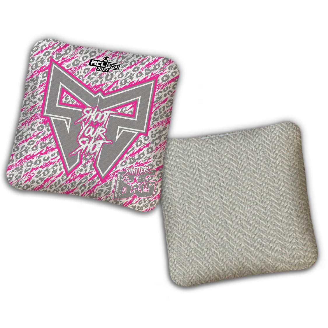 2027 BG Multiple Bag Models "Shoot Your Shot” Collab - ACL Pro Stamped Cornhole Bags - SET OF 4 BAGS