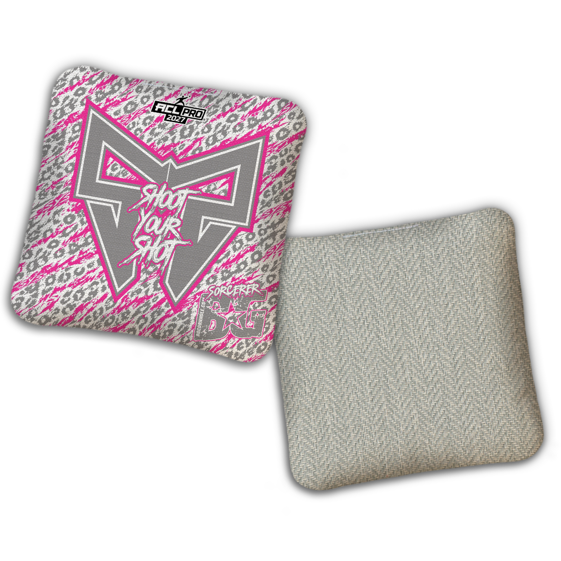 2027 BG Multiple Bag Models "Shoot Your Shot” Collab - ACL Pro Stamped Cornhole Bags - SET OF 4 BAGS