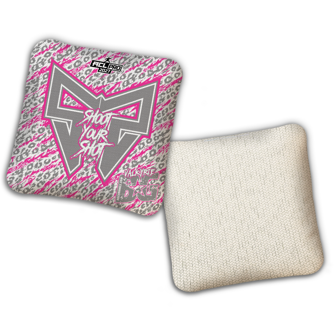 2027 BG Multiple Bag Models "Shoot Your Shot” Collab - ACL Pro Stamped Cornhole Bags - SET OF 4 BAGS