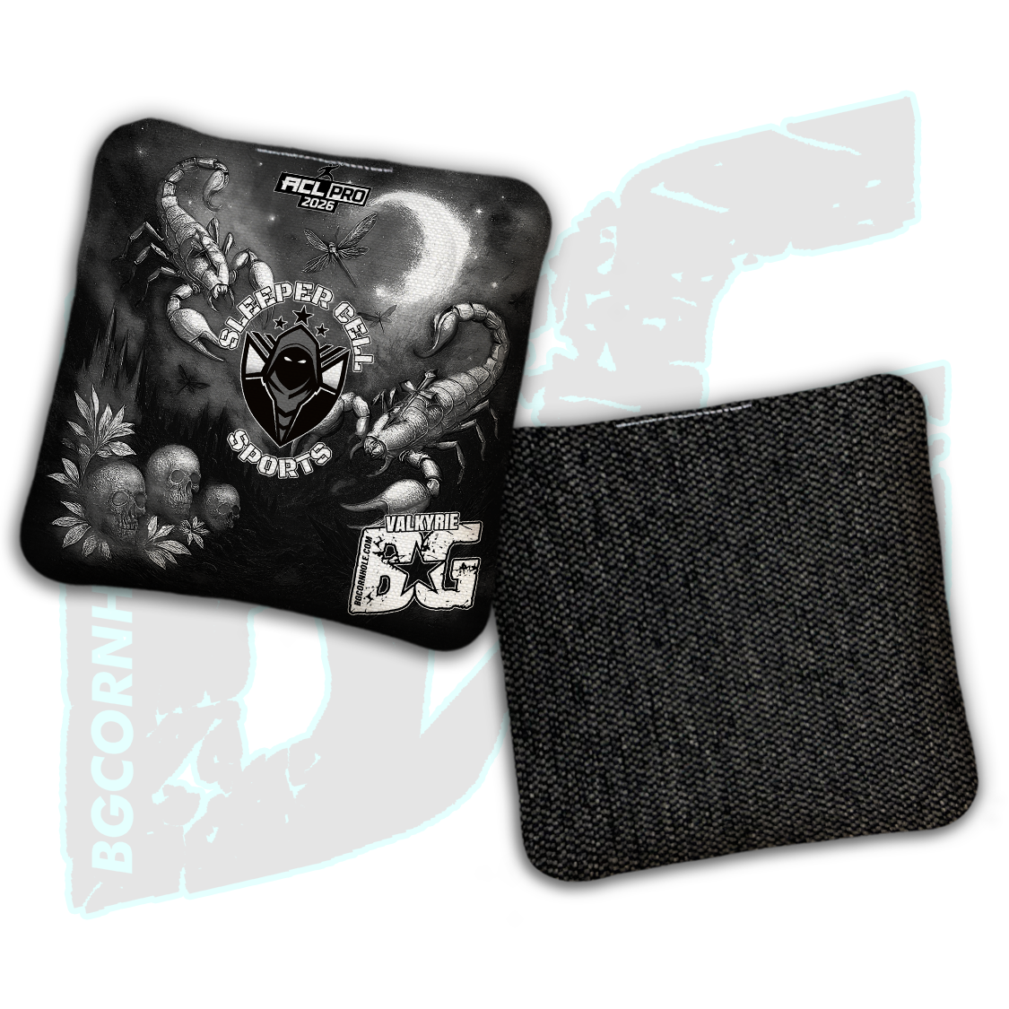 2026 BG Multiple Bag Models "Sleeper Cell Sports” Collab - ACL Pro Stamped Cornhole Bags - SET OF 4 BAGS