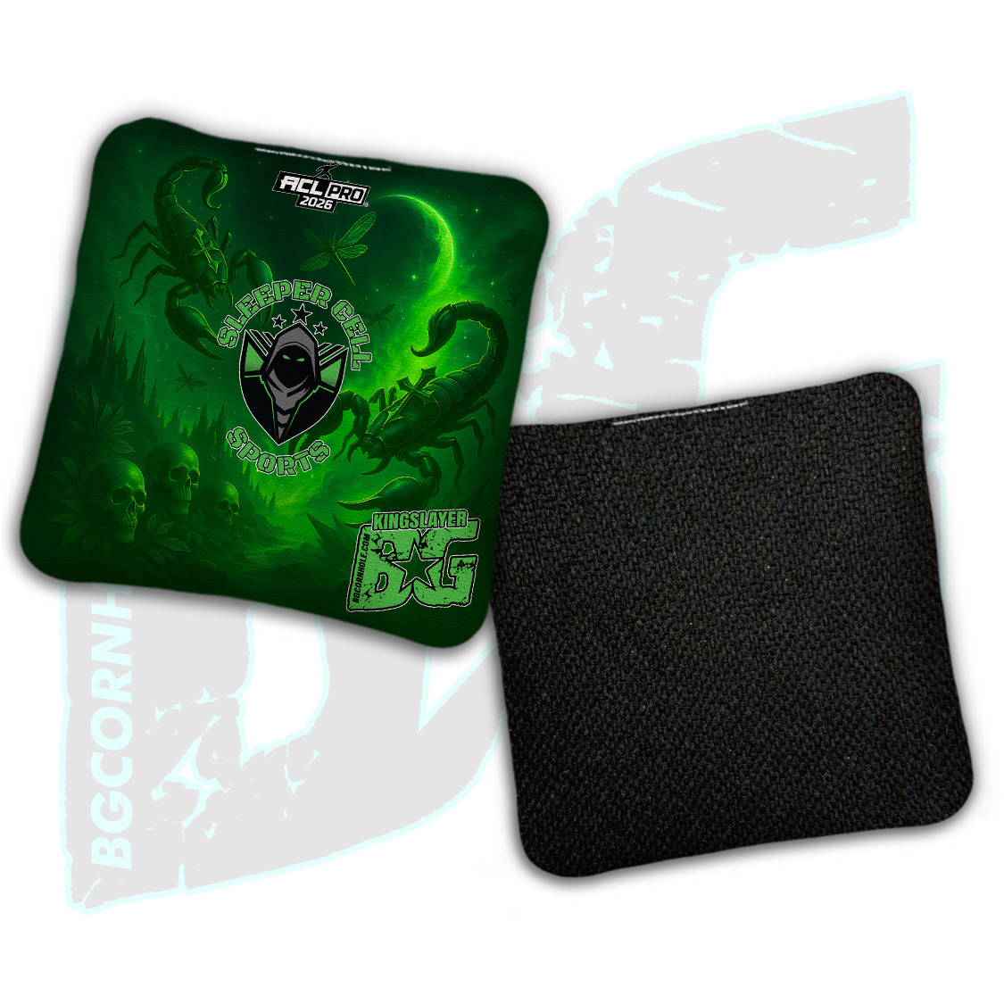 2026 BG Multiple Bag Models "Sleeper Cell Sports” Collab - ACL Pro Stamped Cornhole Bags - SET OF 4 BAGS