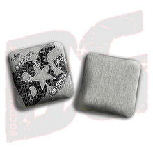 Load image into Gallery viewer, 2026 BG Kingslayer &quot;Silver Colormatch&quot; - ACL Pro Stamped Cornhole Bags - SET OF 4 BAGS