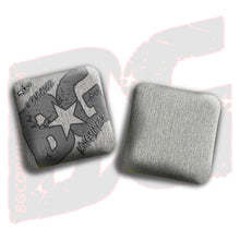 Load image into Gallery viewer, 2026 BG Kingslayer &quot;Silver Colormatch&quot; - ACL Pro Stamped Cornhole Bags - SET OF 4 BAGS